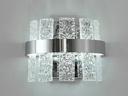 Бра настінне LED Diasha 828/2CH, 18W, хром, 990 лм, для коридору, спальні, вітальні