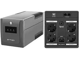 Лінійно-інтерактивний ДБЖ ARMAC UPS HOME LINE-INTERACTIVE H/1500F/LED - мініатюра 2