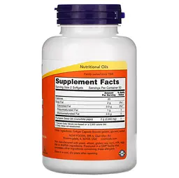 Гарбузова олія Pumpkin Seed Oil 1000 mg 100 Softgels NOW vit0006184 - мініатюра 2