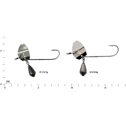 Монтаж Decoy ZF-2S Zero-Dan Flash Straight #3/0-9g (1 шт/уп) - мініатюра 2
