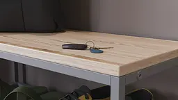 Банкетка універсальна Ferrum-decor Слайм 45x63x26 сірий ДСП Дуб Сан-Марино 16мм (FRD-104081) - мініатюра 7