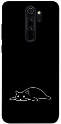 TPU чохол Demsky Lazy cat для Xiaomi Redmi Note 8 Pro