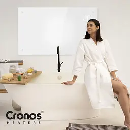 Конвекторний обігрівач Cronos Heaters 2в1 2000W Wi-Fi White - мініатюра 9