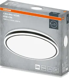 Osram Світильник накладний CEILING NOIR 600мм Round 72Вт 4000K - мініатюра 4