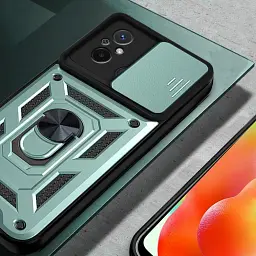 Панель BeCover Military для Xiaomi Redmi 12C Dark Green (709167) - мініатюра 3