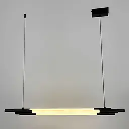 Чорний трубчастий LED світильник у корпусі 90 см | Line F | Арт. MJ351-900L BK - мініатюра 4