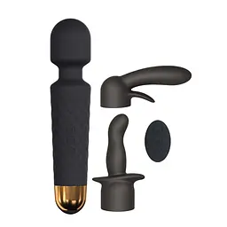 Мінівібромасажер Dorcel Kit Wanderful з насадками (анальна і вагінальна)