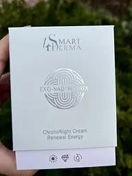 Нічний екзосомальний крем Smart4Derma Chrononight для обличчя, ліфтинг, антивіковий, 50 мл