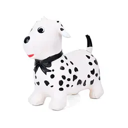 Дитяча іграшка-стрибун "Цуценя" MS 4160(White) гума, до 20 кг