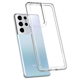 Чохол протиударний прозорий Spigen Ultra Hybrid Crystal ACS02351 для Samsung Galaxy S21 Ultra (6.8") Clear