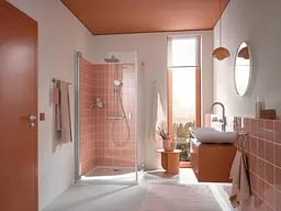 Душова система з термостатом для настінного монтажу Grohe Tempesta System 250 Cube 26689001, Хром - мініатюра 6
