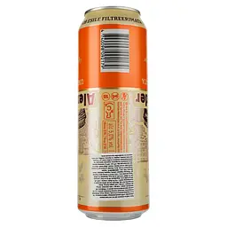 Пиво A. Le Coq Alexander Unfiltered, світле, нефільтроване, 5%, з/б, 0,568 л - мініатюра 2