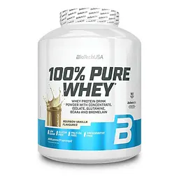 Сироватковий протеїн BioTech 100% Pure Whey, 2 кг - Ваніль-бурбон