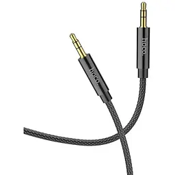 Кабель Hoco AUX audio cable UPA19 аудіо шнур тато тато 1 м сірий