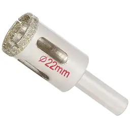 Коронка Sigma алмазна по кераміці та склу 22мм (1541221)