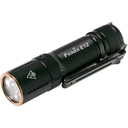 Ліхтар ручний Fenix E12 V2.0 Чорний (1047-E12V20) - мініатюра 3