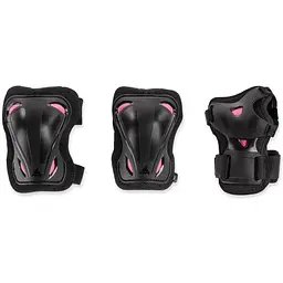 Набір захисту Rollerblade Skate Gear Women для жінок M Чорний-Рожевий