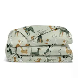 Комплект постільної білизни Cosas Happy dogs Підлітковий оливковий (HappyDogs_El80-07Savana_155) - мініатюра 3