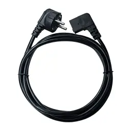 Кабель живлення C13 1.8m 90° corner black Armorstandart (ARM73124) - мініатюра 2