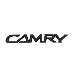 Емблема напис Camry (для Toyota) 138х19 мм Чорна на скотчі Пластик (Завод)