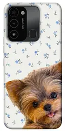 TPU чохол Demsky Cute Yorkie для TECNO Spark 8C