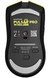 Бездротова миша HATOR Pulsar 2 PRO Wireless Yellow (HTM-532) Б/в - мініатюра 6