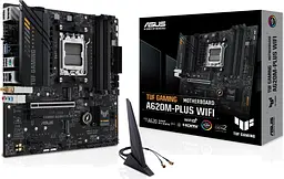 Материнська плата ASUS TUF GAMING A620M-PLUS WIFI (TUF GAMING A620M-PLUS WIFI) (Socket AM5, AMD A620, Micro-ATX) - мініатюра 2