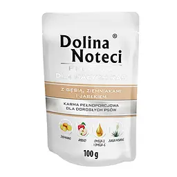 Консерва Dolina Noteci Premium для собак дрібних порід 100 гр (гусак)