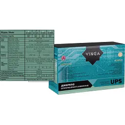 Пристрій безперебійного живлення Vinga LCD 600VA plastic case with USB (VPC-600PU) - мініатюра 12