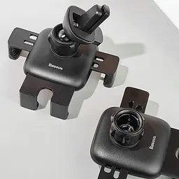 Тримач в машину Baseus Cube Gravity Vehicle Mounted чорний (24001 black) - мініатюра 4