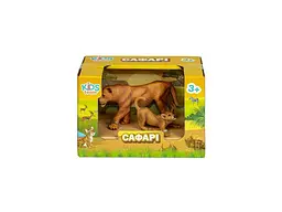 Фігурка KIDS TEAM ANIMALS тварини "Сафарі" Q9899-A31 Левиця та левеня - мініатюра 3