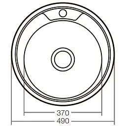 Мийка кухонна ZERIX Z490-08-180E satin (ZX1584) - мініатюра 2