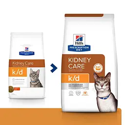 Сухий корм Hill's Prescription Diet k/d для котів підтримання функції нірок з куркою - мініатюра 3