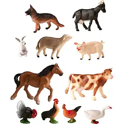 Набір фігурок свійських тварин Miniland Farm Animals, 11 шт. (27420)