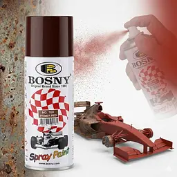 Грунтовка Акрилова Bosny Спрей 400 мл Червоно-Коричнева Primer Red (№168)