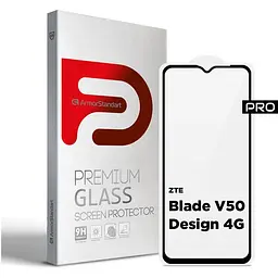 Скло захисне Armorstandart Pro ZTE Blade V50 Design 4G Black (ARM70680)