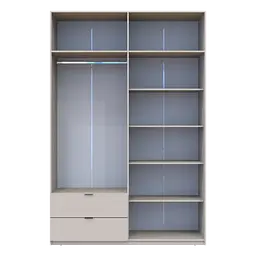 Розпашна Шафа для одягу Doros Лукас Кашемір 160х50х240 (80737728) - мініатюра 6