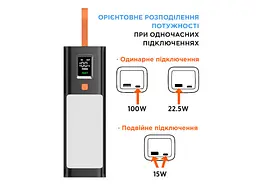 Зовнішній акумулятор (Power Bank) Sigma mobile X-power 20000mAh Black (SI20A9QLX) - мініатюра 5