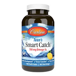 Жирные кислоты Carlson Labs Smart Catch Teen's 180 капсул - миниатюра 2