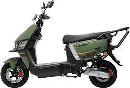 Електроскутер Двомісний Crosser CR13 (2000W, Графенова батарея 72V/24Ah) Зелений - мініатюра 4