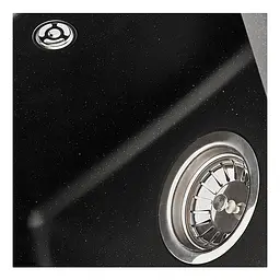 Кухонна мийка Zerix ZS-6250S-14 Black metallic ZX4594, Чорний матовий - мініатюра 3