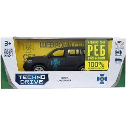 Машинка TechnoDrive серії Шеврони Героїв TOYOTA LAND CRUISER "ЦСО "АЛЬФА" - мініатюра 12