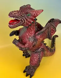 Фигурка Дракон Dino Toys со звуком, коричнево-зелёный - миниатюра 2