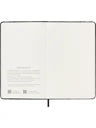 Записник Moleskine Velvet середній, Лінійка Чорний + бокс (LCNBVELVQP060D) - мініатюра 5