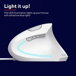 Мишка Trust Verto Ergonomic USB White (25133) - мініатюра 7