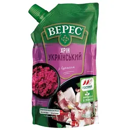 Гірчиця ВХС Деліссо, французька в зернах 190 г + Хрін Верес Український 130 г - мініатюра 2
