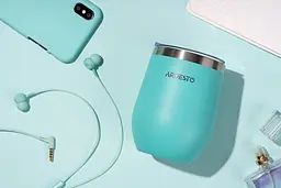 Термокухоль Ardesto Compact Mug 350 мл блакитний - мініатюра 2