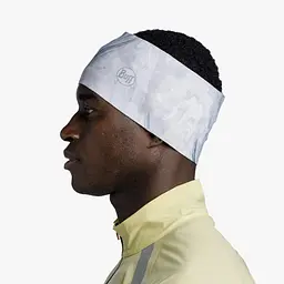 Пов'язка на голову Buff Tech Headband, Snout Ash Білий-Сірий - мініатюра 3