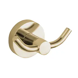 Гачок для рушників VBI Venus brushed gold подвійний VBI-040002BG, Золотий