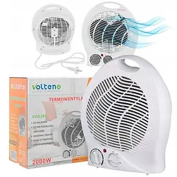 Тепловентилятор обігрівач 2 в 1 Volteno VO0280 2000W